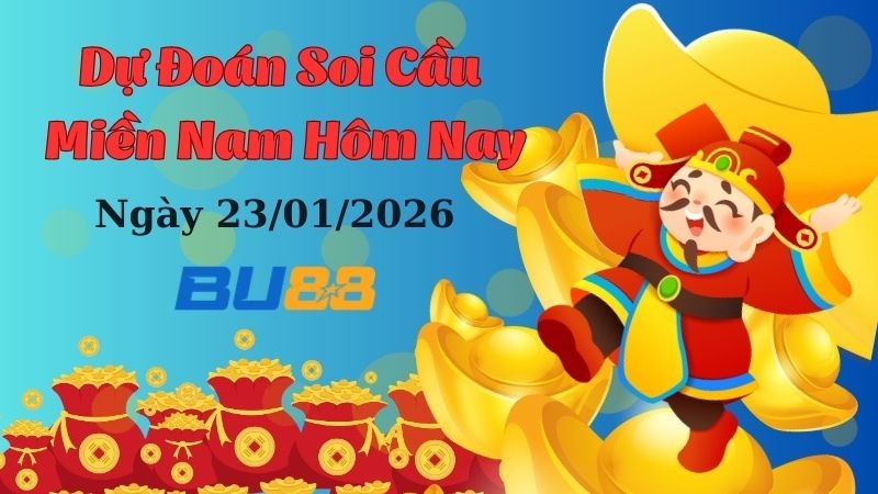 BU88 Dự đoán soi cầu xổ số miền Nam hôm nay ngày 23/1/2026 [Chuẩn Nhất]
